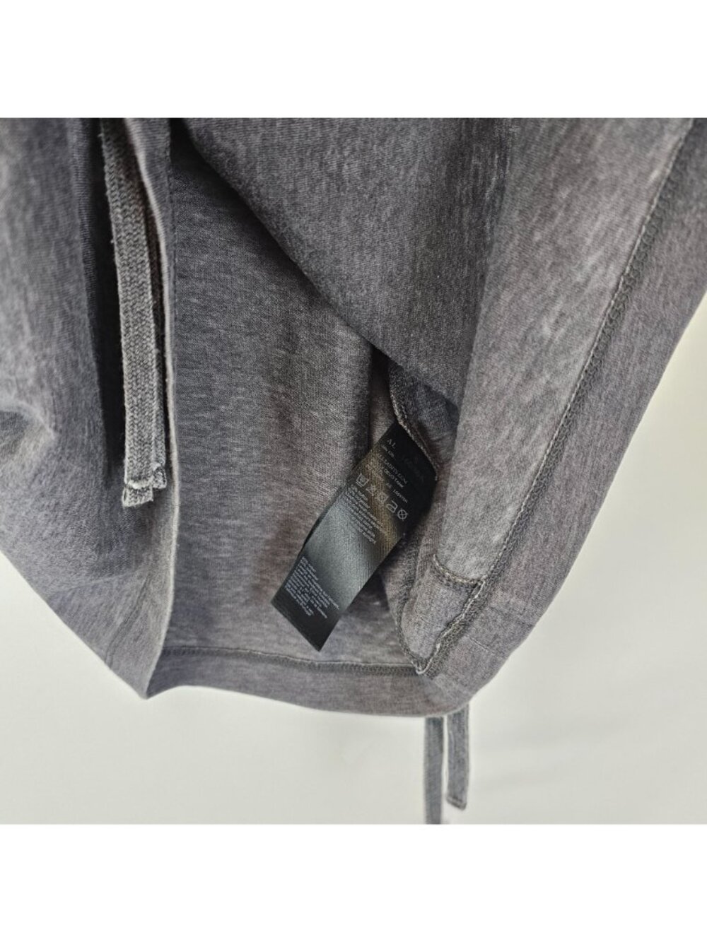 AllSaints Molly Devo Tank Womens S Gray Side Tie Sleeveless Top Athleisure - Picture 11 of 11